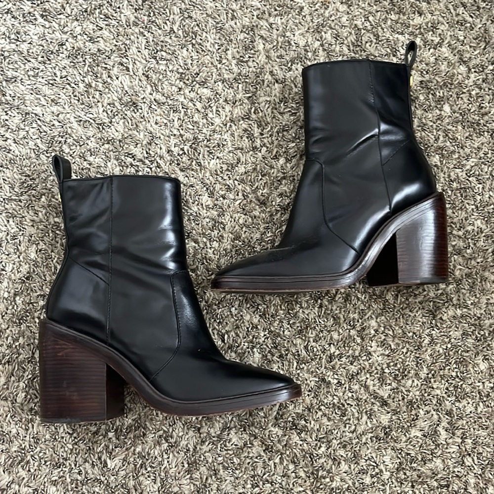 Tory Burch black booties